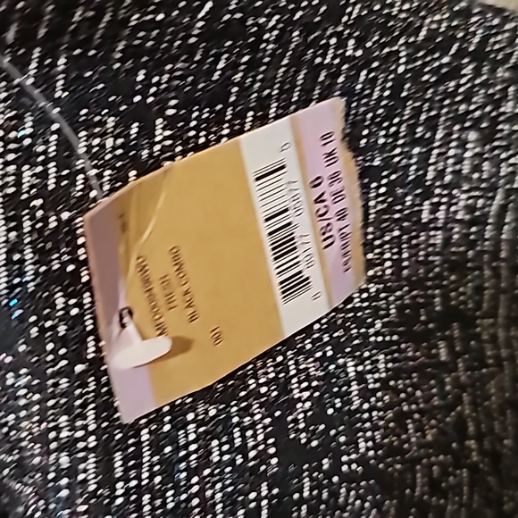 NWT Rachel Roy Sleeveless Mini Dress Multi Coloured Metallic Thread Rainbow 6 - Picture 6 of 7